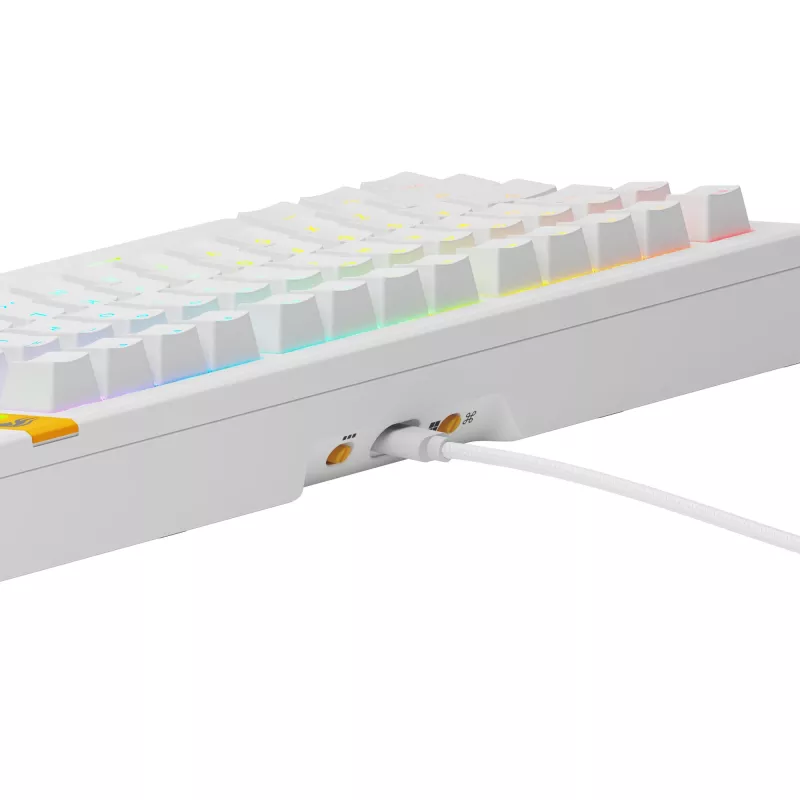 Mechaninė klaviatūra GLORIOUS GMMK 3 HE 75% laidinė balta US išdėstymas