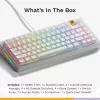 Mechaninė klaviatūra GLORIOUS GMMK 3 HE 75% laidinė balta US išdėstymas