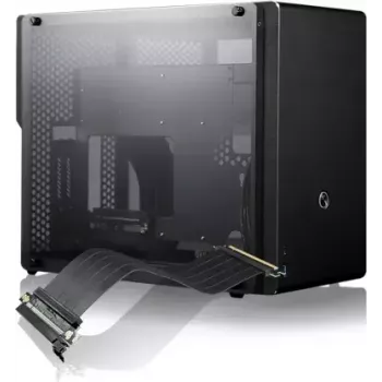 PC korpusas RAIJINTEK Ophion M Evo ALS Midi Tower juodas, permatomas