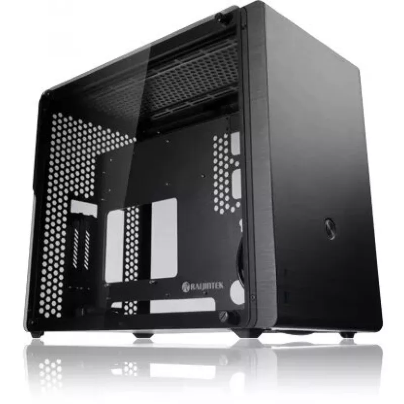 PC korpusas RAIJINTEK Ophion M Evo ALS Midi Tower juodas, permatomas