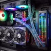 RAIJINTEK EOS 12 RBW ADD 120 mm hidraulinio guolio PWM ventiliatorius, 2 vnt., juodas/baltas