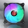 RAIJINTEK EOS 12 RBW ADD 120 mm hidraulinio guolio PWM ventiliatorius, 2 vnt., juodas/baltas