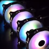 RAIJINTEK EOS 12 RBW ADD 120 mm hidraulinio guolio PWM ventiliatorius, 2 vnt., juodas/baltas