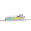 Mechaninė žaidimų klaviatūra GLORIOUS GMMK 3 PRO 65% laidinė USB, QWERTY US, RGB, sidabrinė, 2 m laidas