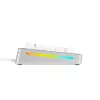 Mechaninė žaidimų klaviatūra GLORIOUS GMMK 3 PRO 65% laidinė USB, QWERTY US, RGB, sidabrinė, 2 m laidas