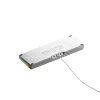 Mechaninė žaidimų klaviatūra GLORIOUS GMMK 3 PRO 65% laidinė USB, QWERTY US, RGB, sidabrinė, 2 m laidas