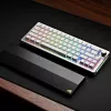 Mechaninė žaidimų klaviatūra GLORIOUS GMMK 3 PRO 65% laidinė USB, QWERTY US, RGB, sidabrinė, 2 m laidas