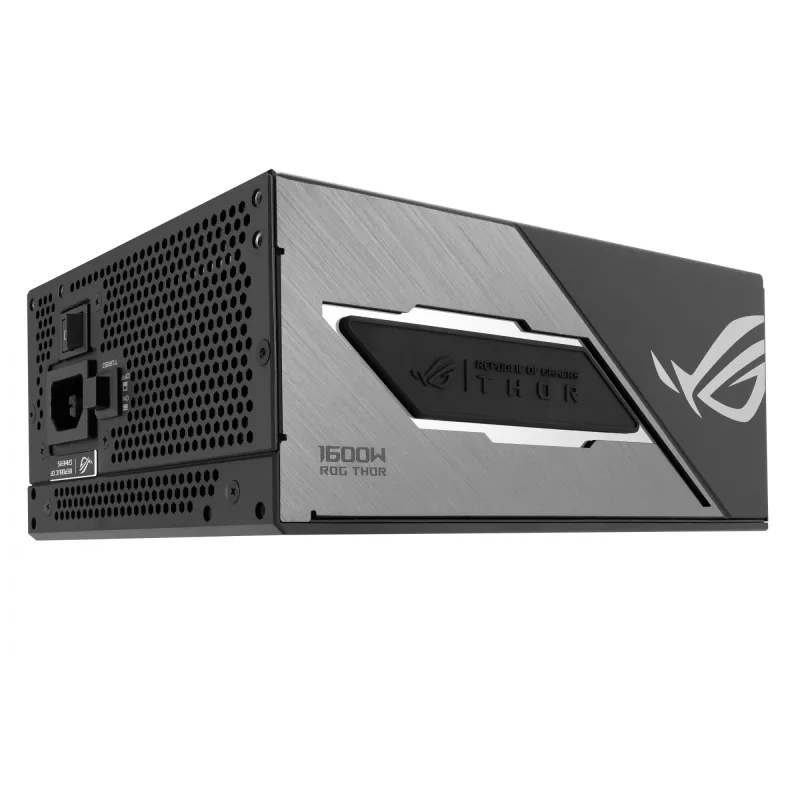 Maitinimo blokas ASUS ROG THOR-1600T3-GAMING 1600 W, 80 PLUS Titanium, ATX 3.1, pilnai modulinis, OLED ekranas