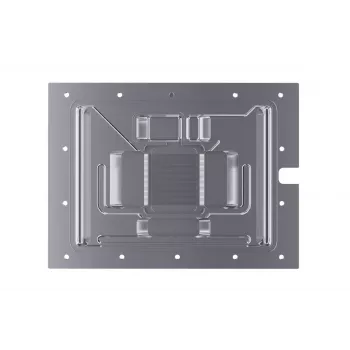 Vandens blokas + galinė plokštė Alphacool 13456 Akrilas Aliuminis Juoda Sidabrinė Skaidri