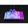 Vandens blokas + galinė plokštė Alphacool 13456 Akrilas Aliuminis Juoda Sidabrinė Skaidri