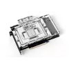 Vandens blokas + galinė plokštė Alphacool 13456 Akrilas Aliuminis Juoda Sidabrinė Skaidri