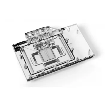 Vandens blokas + galinė plokštė Alphacool 13456 Akrilas Aliuminis Juoda Sidabrinė Skaidri