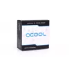 Jungtis Alphacool 17603 žalvaris chromuota 24 mm plotis 22,5 mm gylis 18,5 mm aukštis