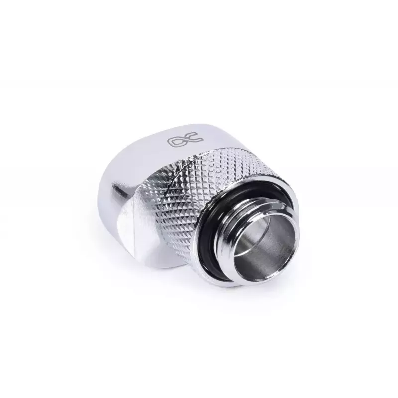 Jungtis Alphacool 17603 žalvaris chromuota 24 mm plotis 22,5 mm gylis 18,5 mm aukštis