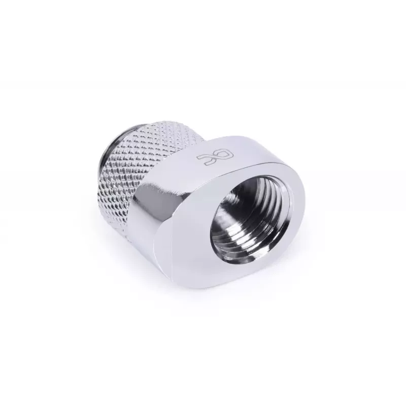 Jungtis Alphacool 17603 žalvaris chromuota 24 mm plotis 22,5 mm gylis 18,5 mm aukštis