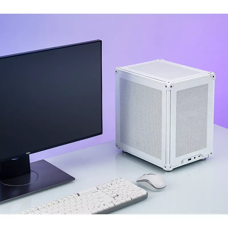 PC korpusas Jonsbo C6 Mini Tower baltas