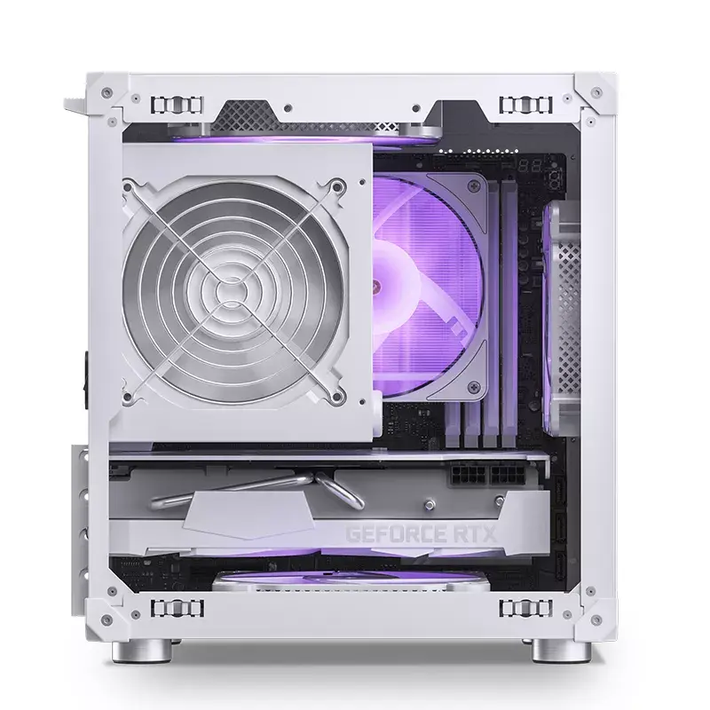 PC korpusas Jonsbo C6 Mini Tower baltas
