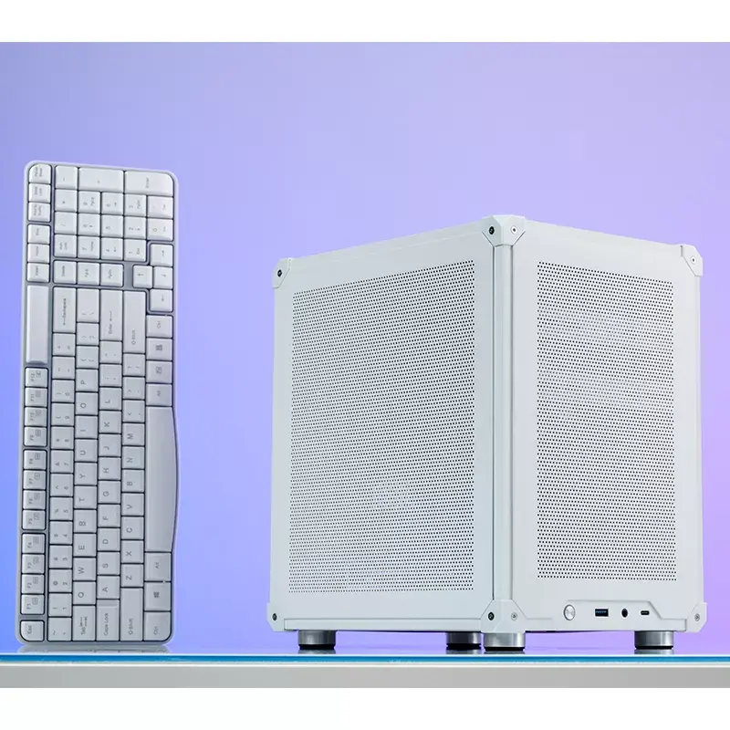 PC korpusas Jonsbo C6 Mini Tower baltas