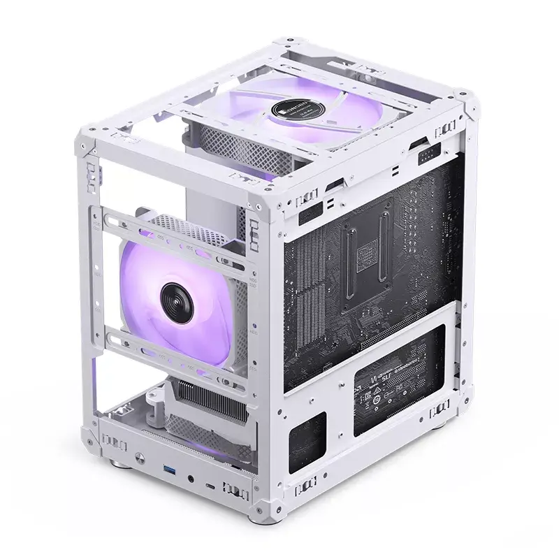 PC korpusas Jonsbo C6 Mini Tower baltas