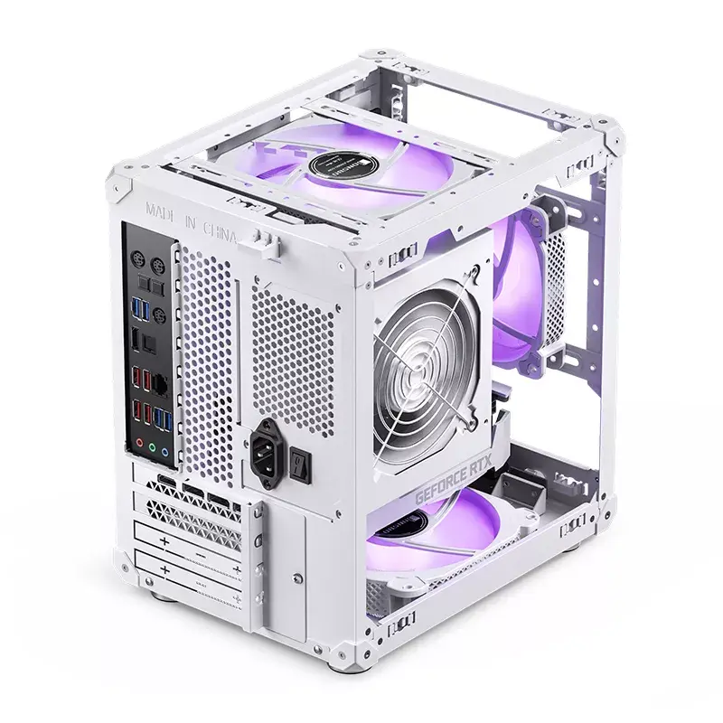 PC korpusas Jonsbo C6 Mini Tower baltas
