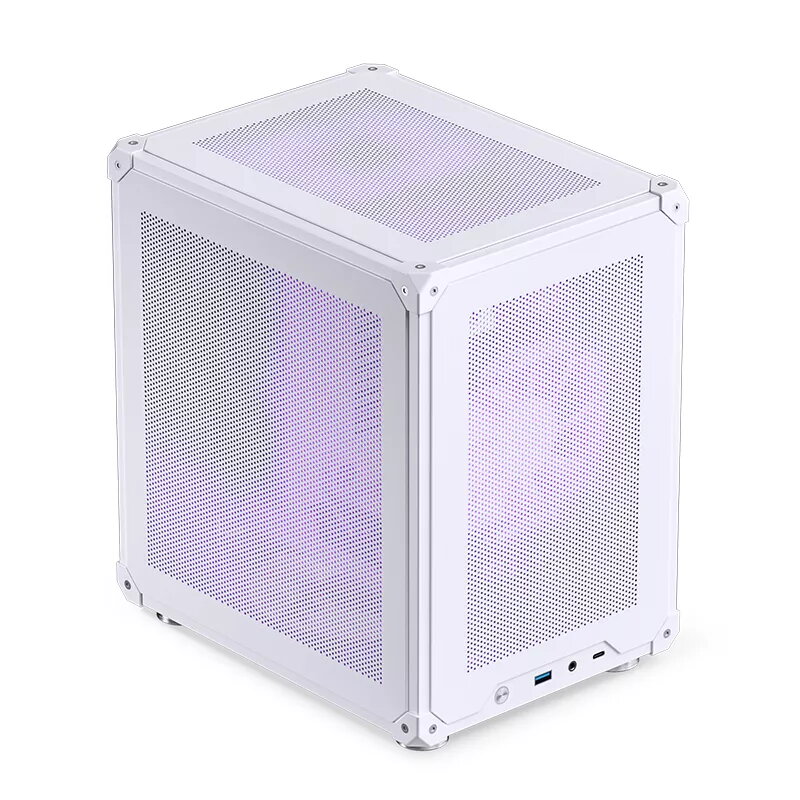 PC korpusas Jonsbo C6 Mini Tower baltas