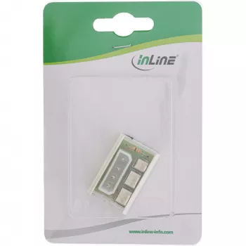 InLine PC ventiliatoriaus kelių maitinimo prievadų adapteris Molex 5,25 colio į 2 ventiliatorių maitinimo lizdus
