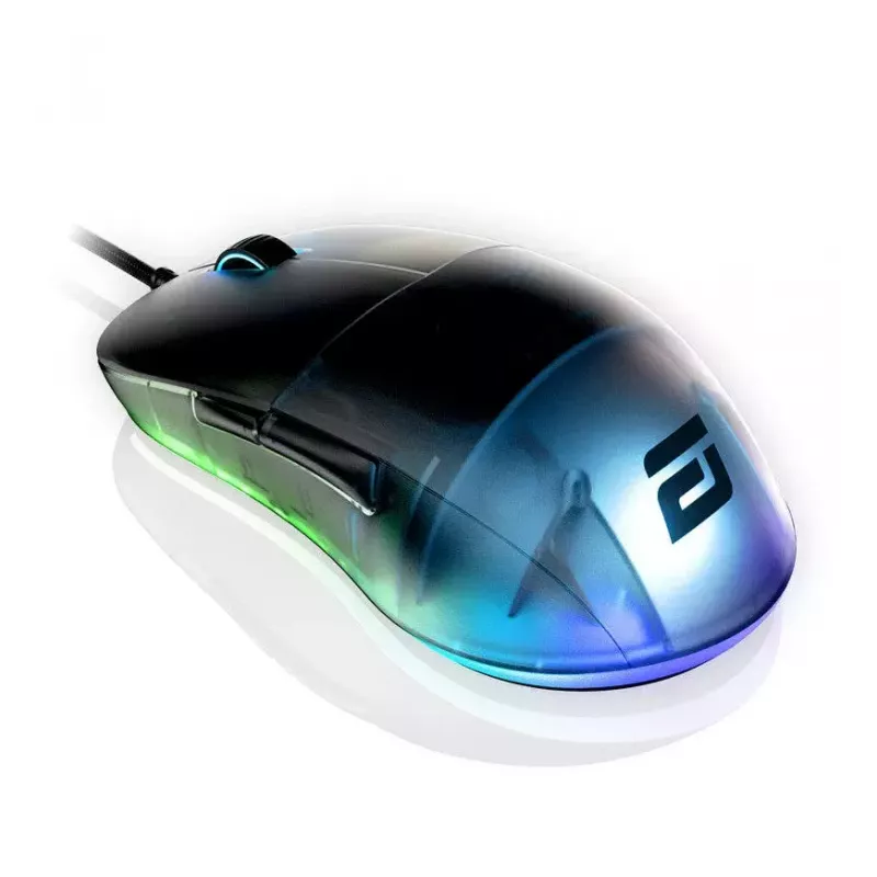 Žaidimų pelė Endgame Gear EGG-XM1RGB-DF — Dešiniarankė optinė, USB Type-A, 16000 DPI, 6 mygtukai, permatoma
