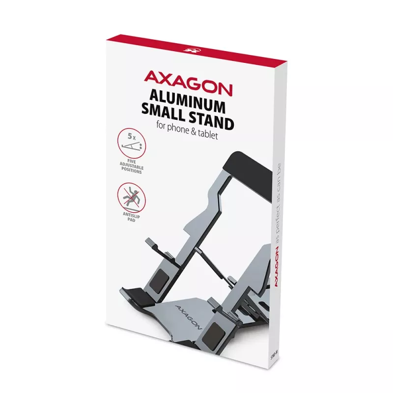 AXAGON STND-M telefono laikiklis/stovas, aliuminis