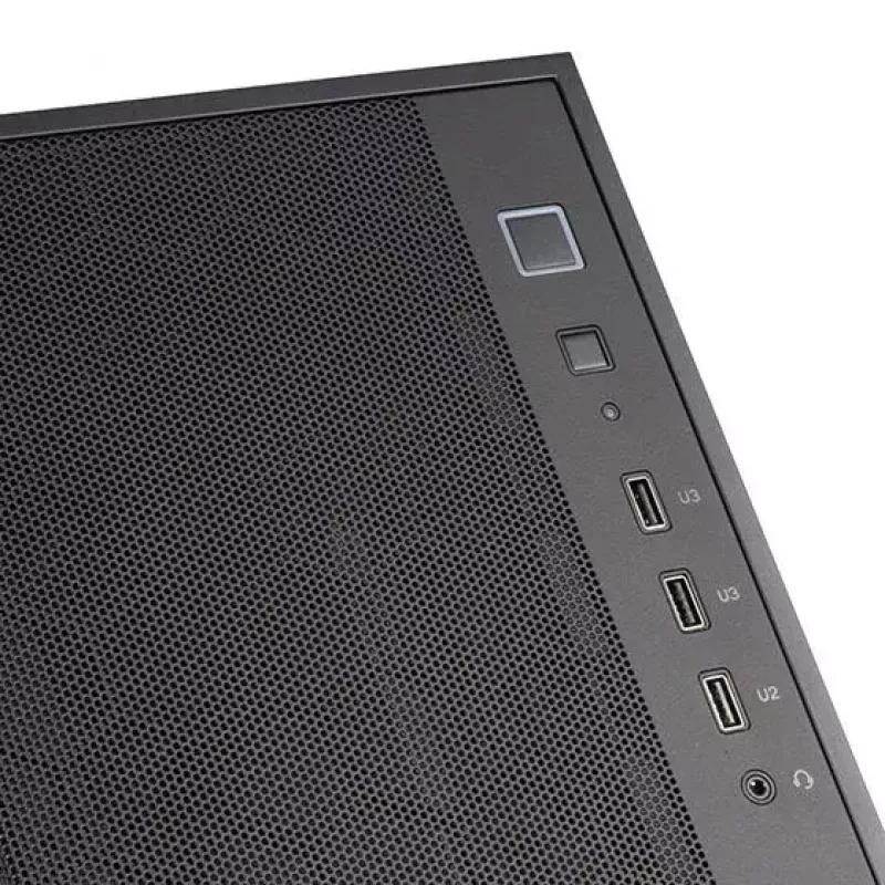 PC korpusas Sidabrinėstone FARA R1 PRO V2 juodas ATX micro ATX Mini-ITX 3x120mm ventiliatoriai