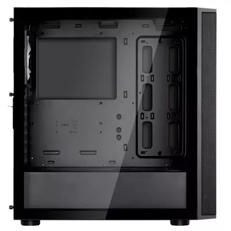PC korpusas Sidabrinėstone FARA R1 PRO V2 juodas ATX micro ATX Mini-ITX 3x120mm ventiliatoriai