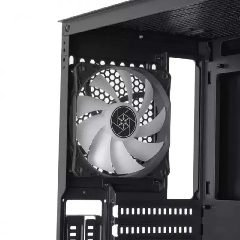 PC korpusas Sidabrinėstone FARA R1 PRO V2 juodas ATX micro ATX Mini-ITX 3x120mm ventiliatoriai