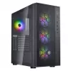 PC korpusas Sidabrinėstone FARA R1 PRO V2 juodas ATX micro ATX Mini-ITX 3x120mm ventiliatoriai
