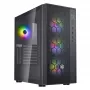 PC korpusas Sidabrinėstone FARA R1 PRO V2 juodas ATX micro ATX Mini-ITX 3x120mm ventiliatoriai