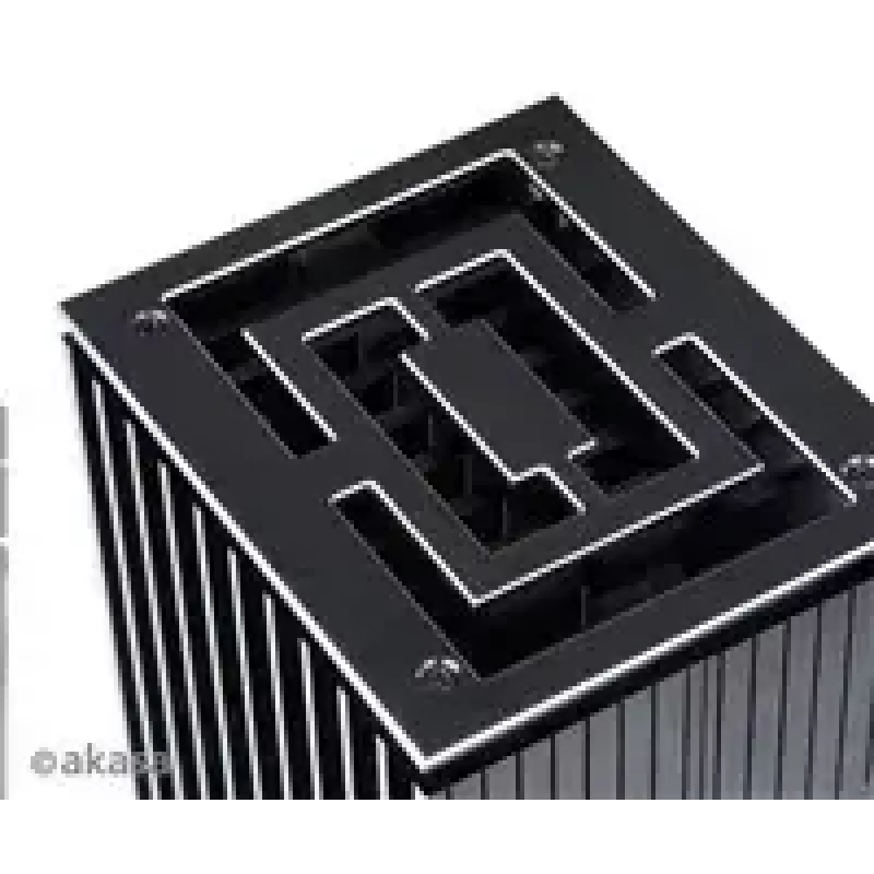 Kompiuterio korpusas Akasa A-NUC45-M1B Mini-ITX juodas