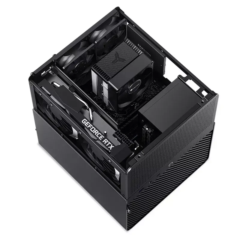 PC korpusas Jonsbo N3 Mini Tower Juoda