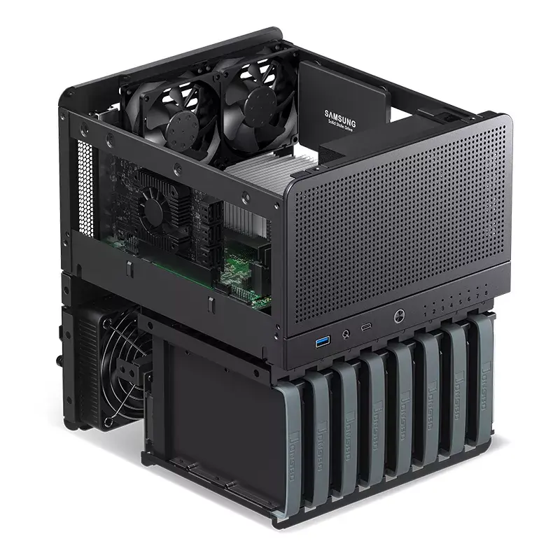 PC korpusas Jonsbo N3 Mini Tower Juoda