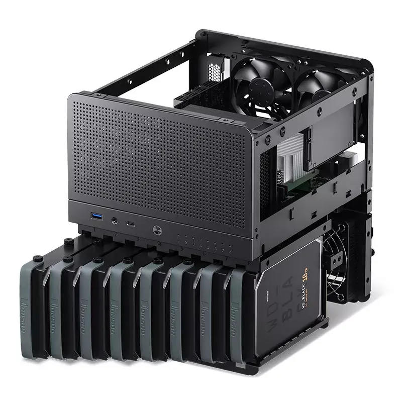 PC korpusas Jonsbo N3 Mini Tower Juoda
