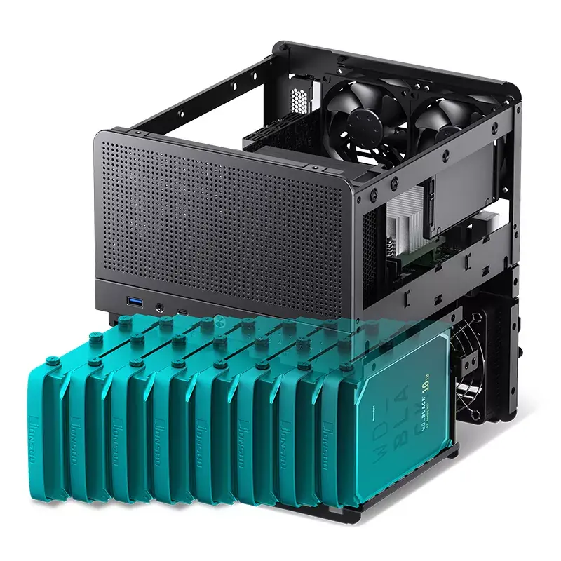 PC korpusas Jonsbo N3 Mini Tower Juoda