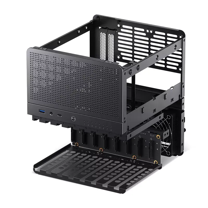 PC korpusas Jonsbo N3 Mini Tower Juoda