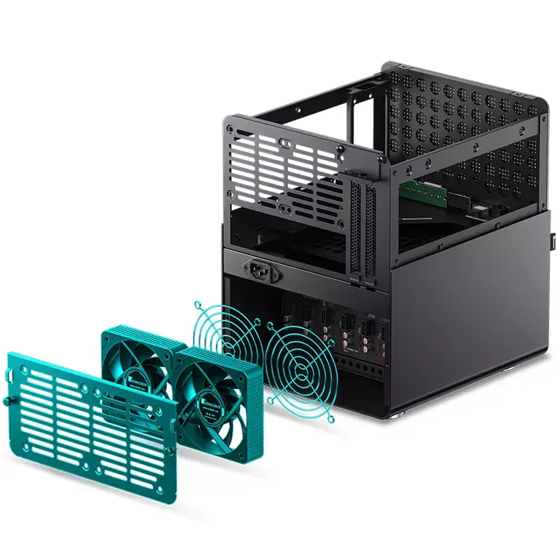 PC korpusas Jonsbo N3 Mini Tower Juoda