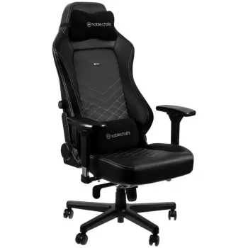 Žaidimų kėdė noblechairs Hero PU Leather — paminkštinta sėdynė, paminkštinta atlošas, maksimalus aukštis 137 cm, atlošo plotis 57 cm
