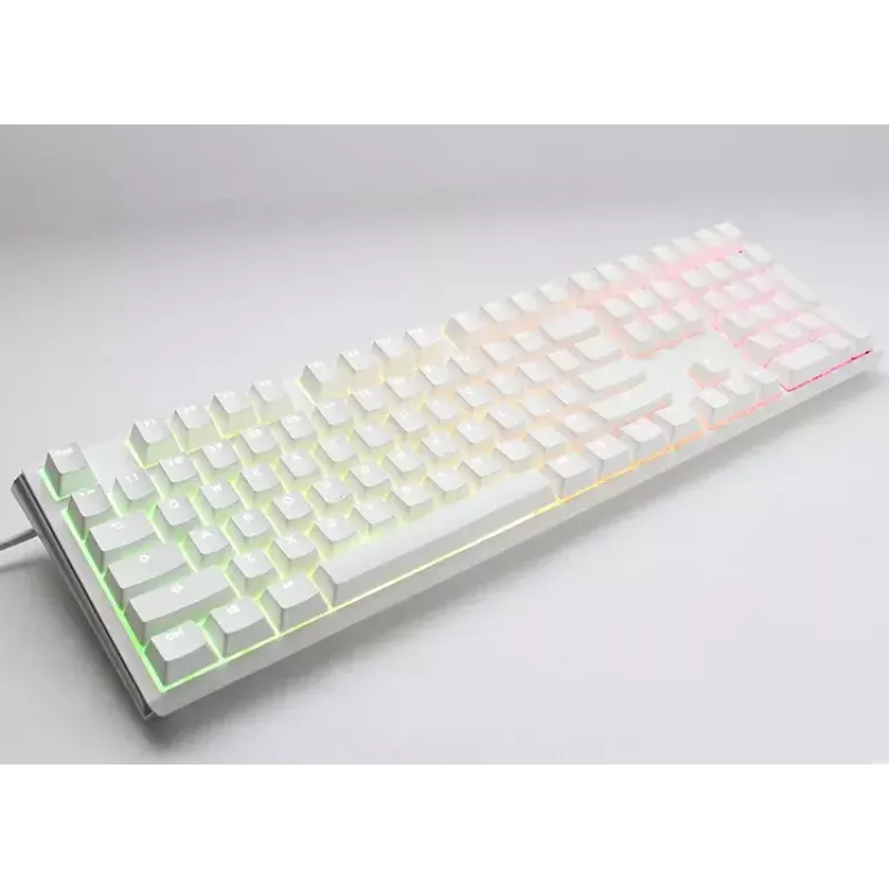 Ducky One 3 Classic klaviatūra Žaidimų USB US English Balta Mechaninė RGB
