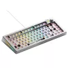 Glorious Gaming GMMK 3 PRO 75% Barebones Wired Sidabrinė - US, 75%, Wired, USB, RGB LED, Sidabrinė