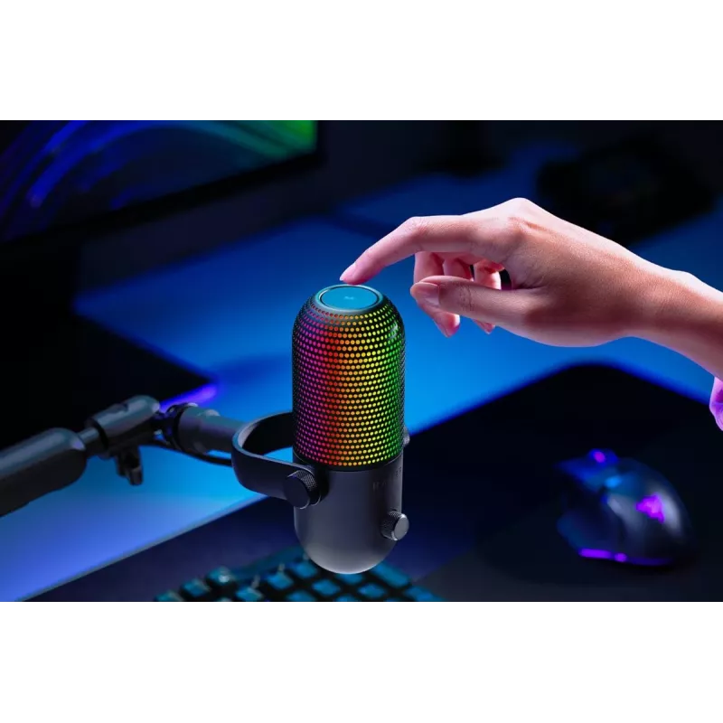 RAZER Seiren V3 Chroma stalo mikrofonas - juodas