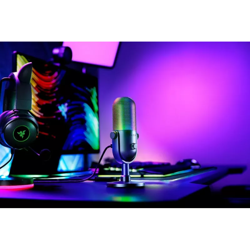 RAZER Seiren V3 Chroma stalo mikrofonas - juodas