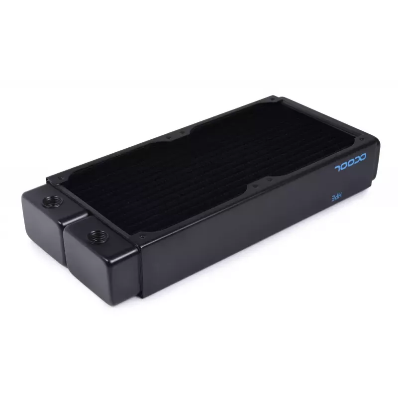 Radiatorius Alphacool 14439 žalvaris varis plienas juodas 124 mm plotis