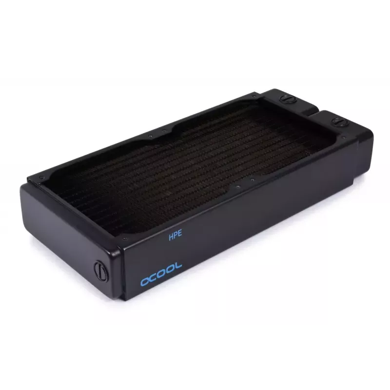 Radiatorius Alphacool 14439 žalvaris varis plienas juodas 124 mm plotis