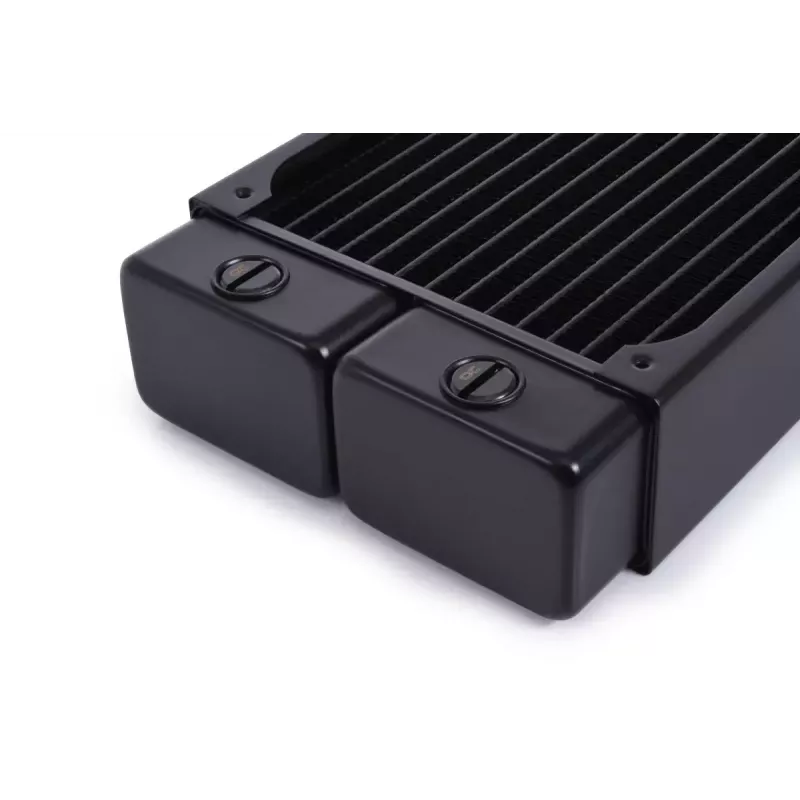 Radiatorius Alphacool 14439 žalvaris varis plienas juodas 124 mm plotis