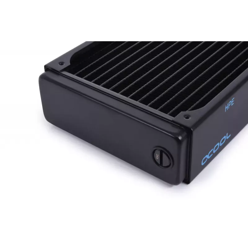 Radiatorius Alphacool 14439 žalvaris varis plienas juodas 124 mm plotis