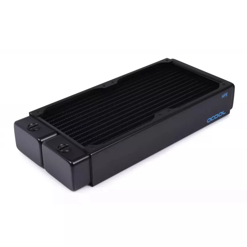 Radiatorius Alphacool 14439 žalvaris varis plienas juodas 124 mm plotis